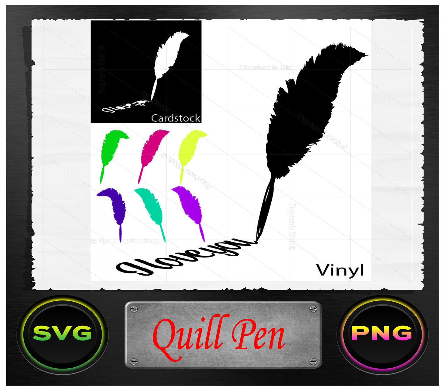 Feather Quill Pen - Digital Download