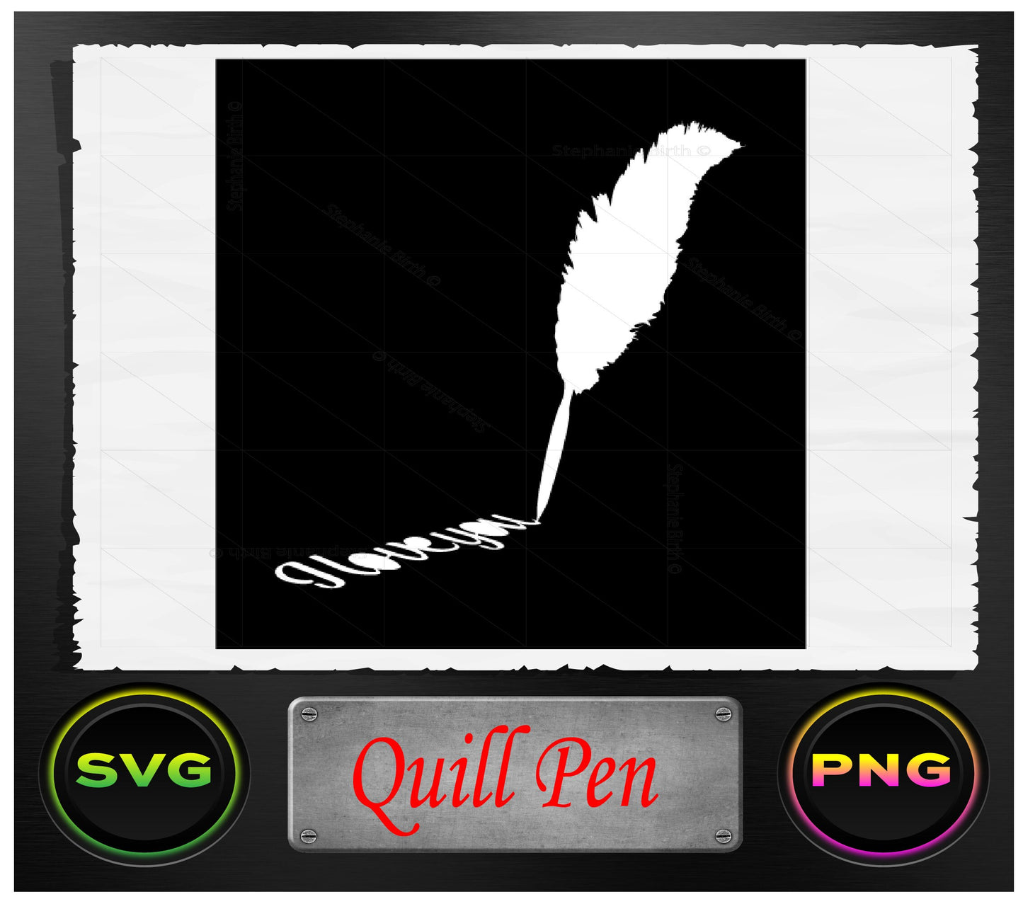 Feather Quill Pen - Digital Download